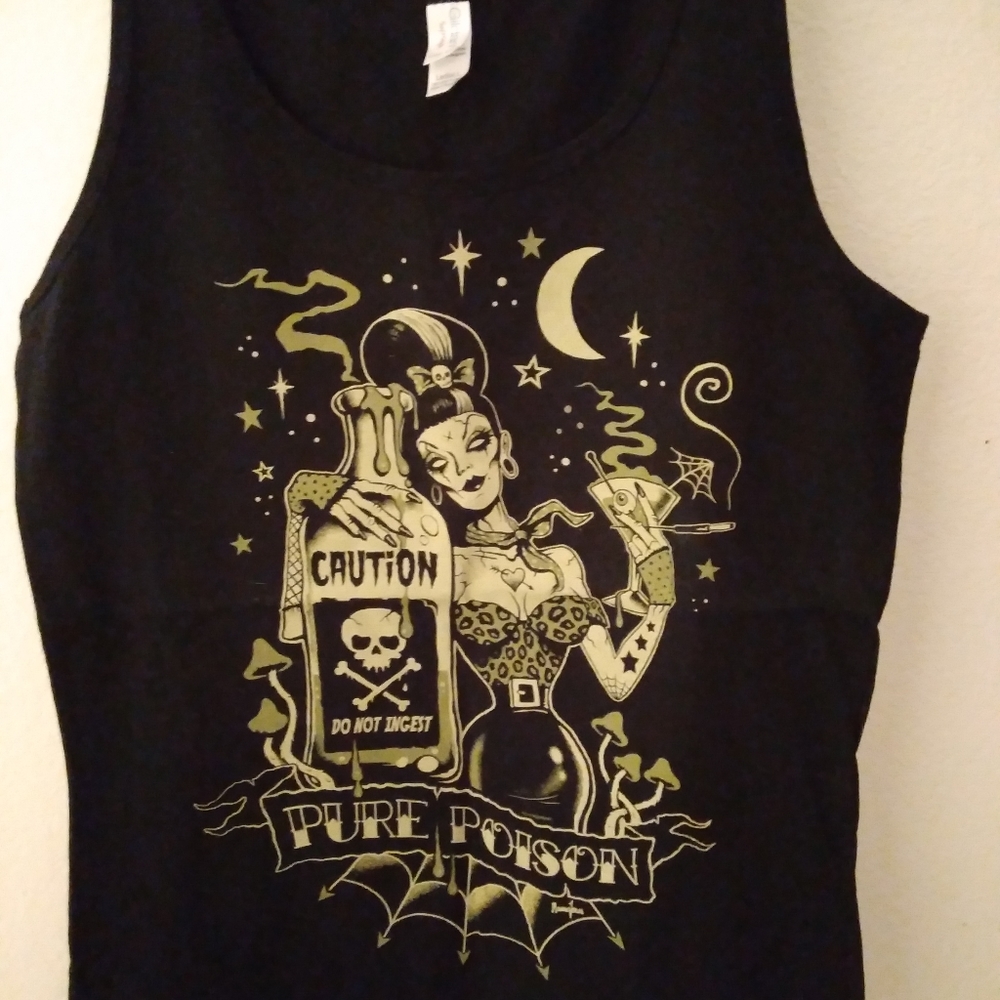 Too Fast Pinup Poison Tank top